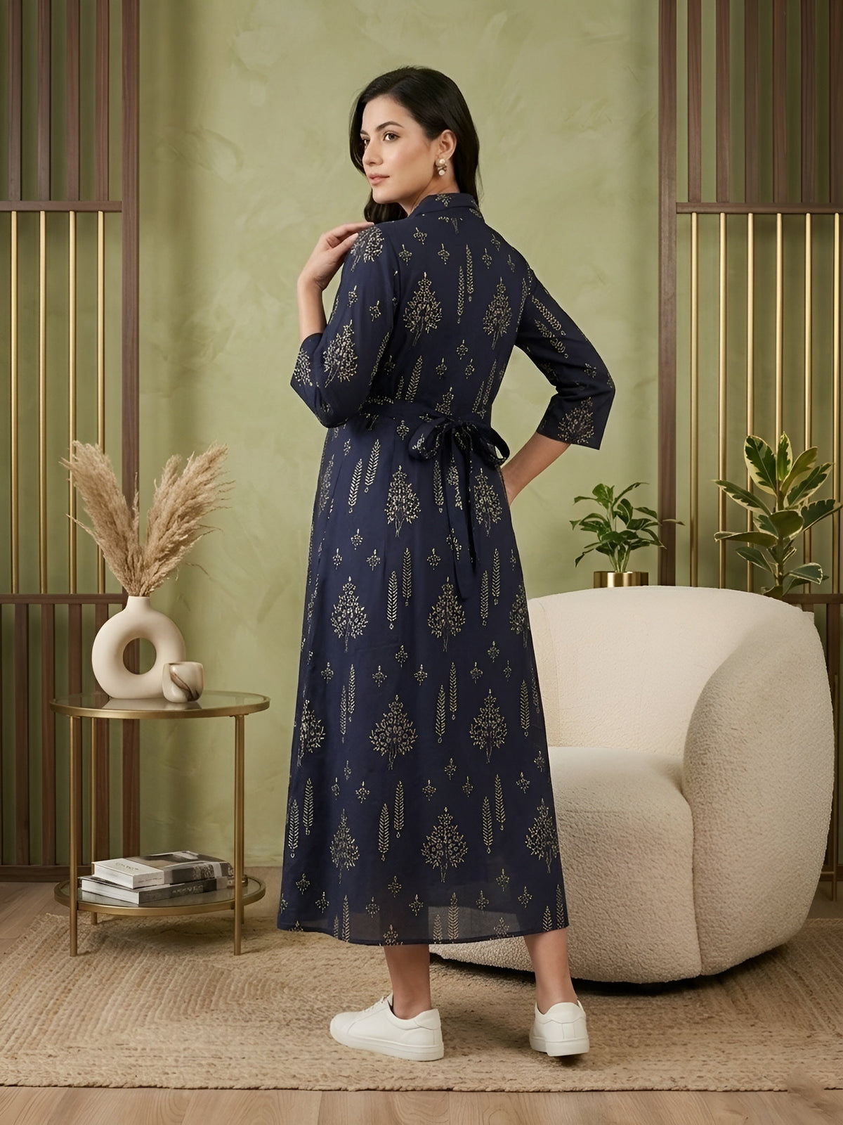 Printed Maternity Dress