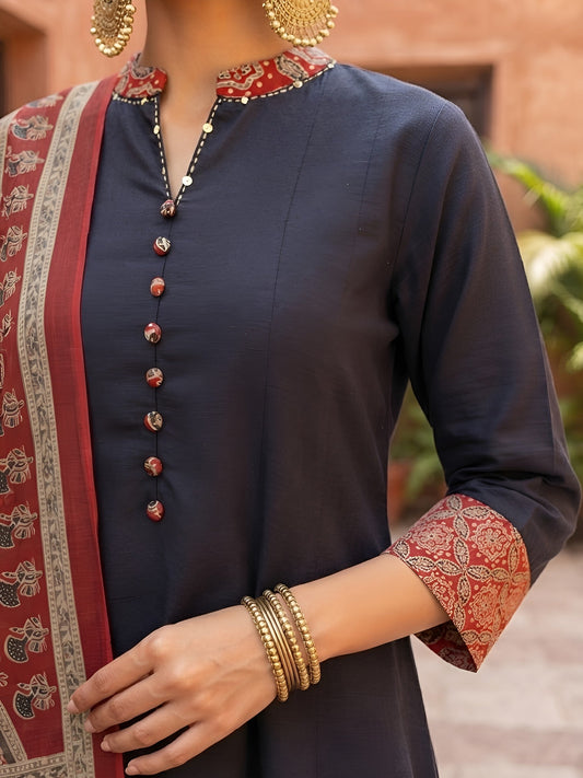 Anarkali Kurta Set With Dupatta