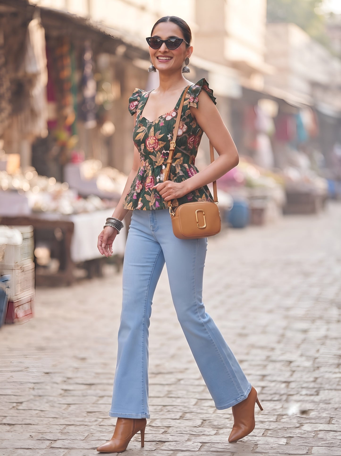Printed Stylish Crop Top