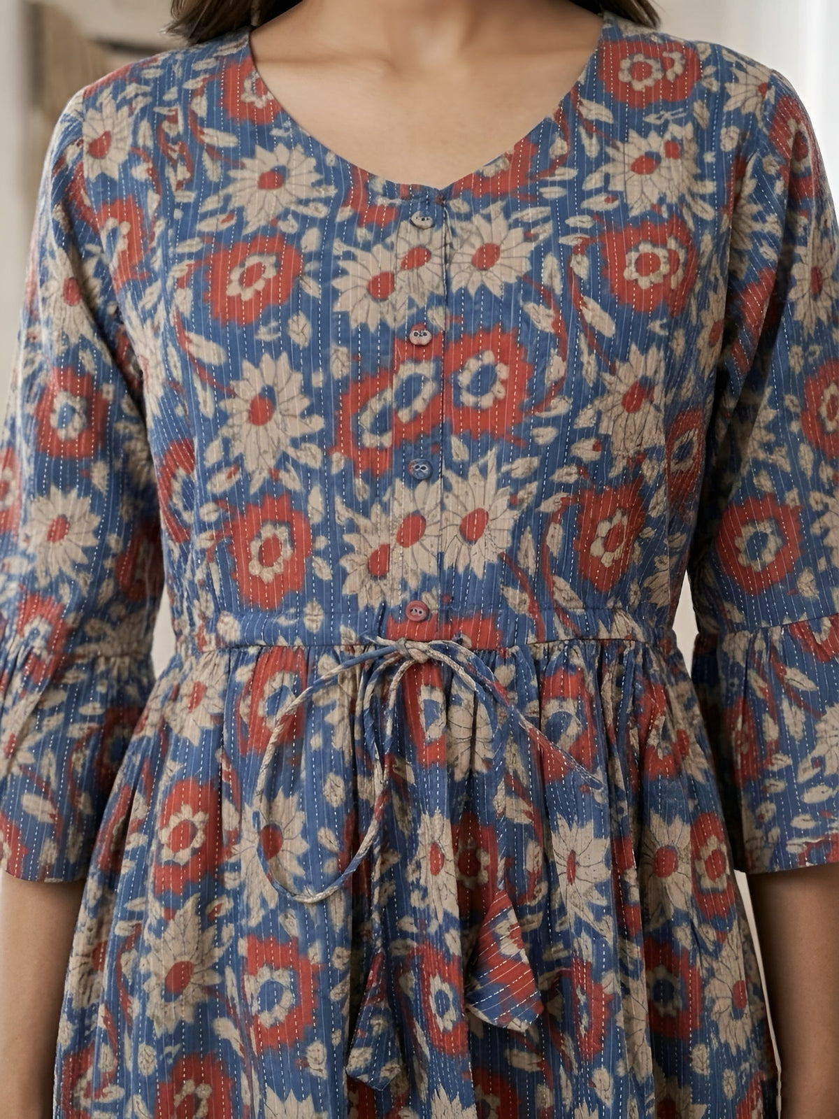 Printed Maternity Dress