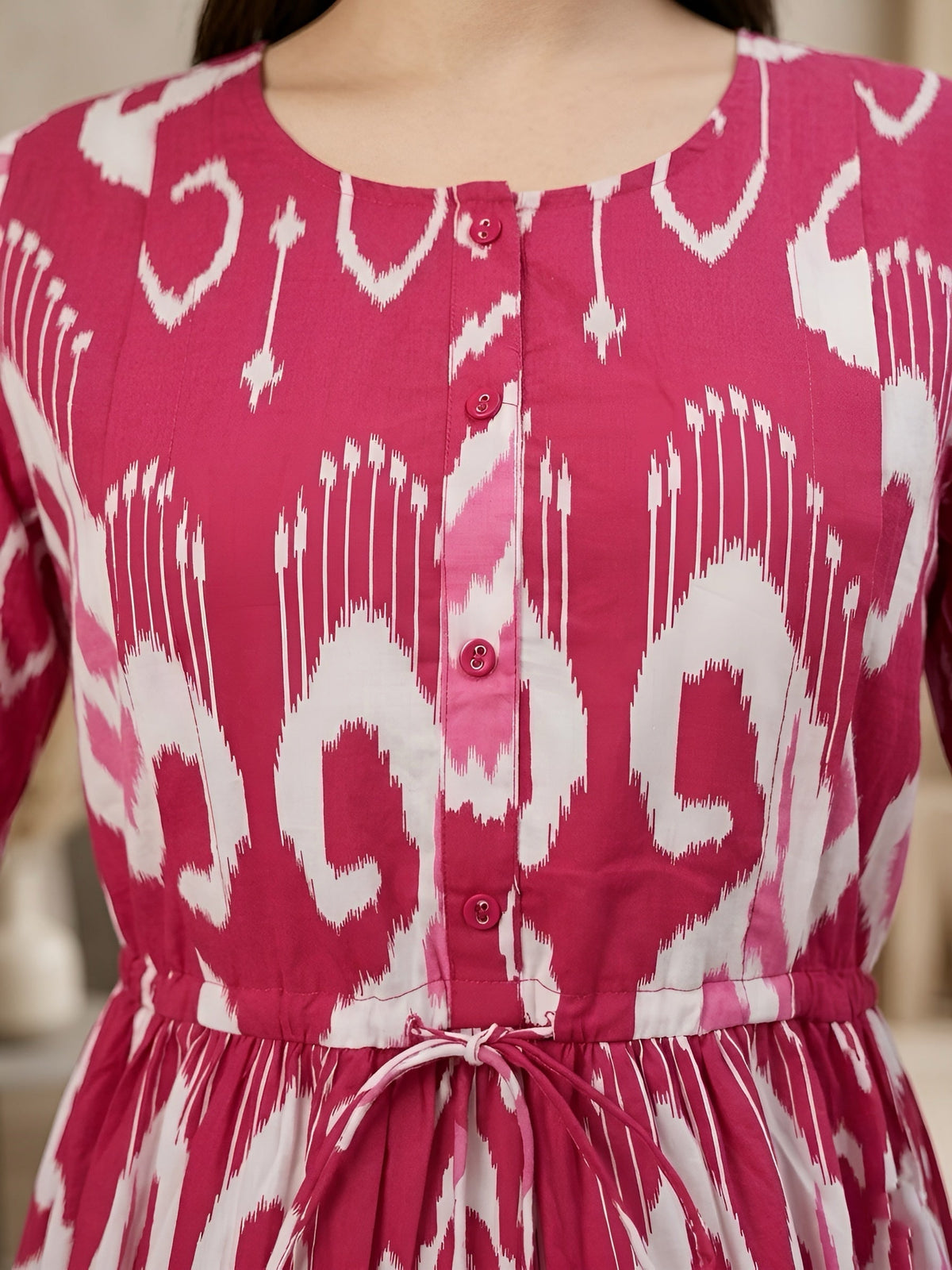 Printed Maternity Dress