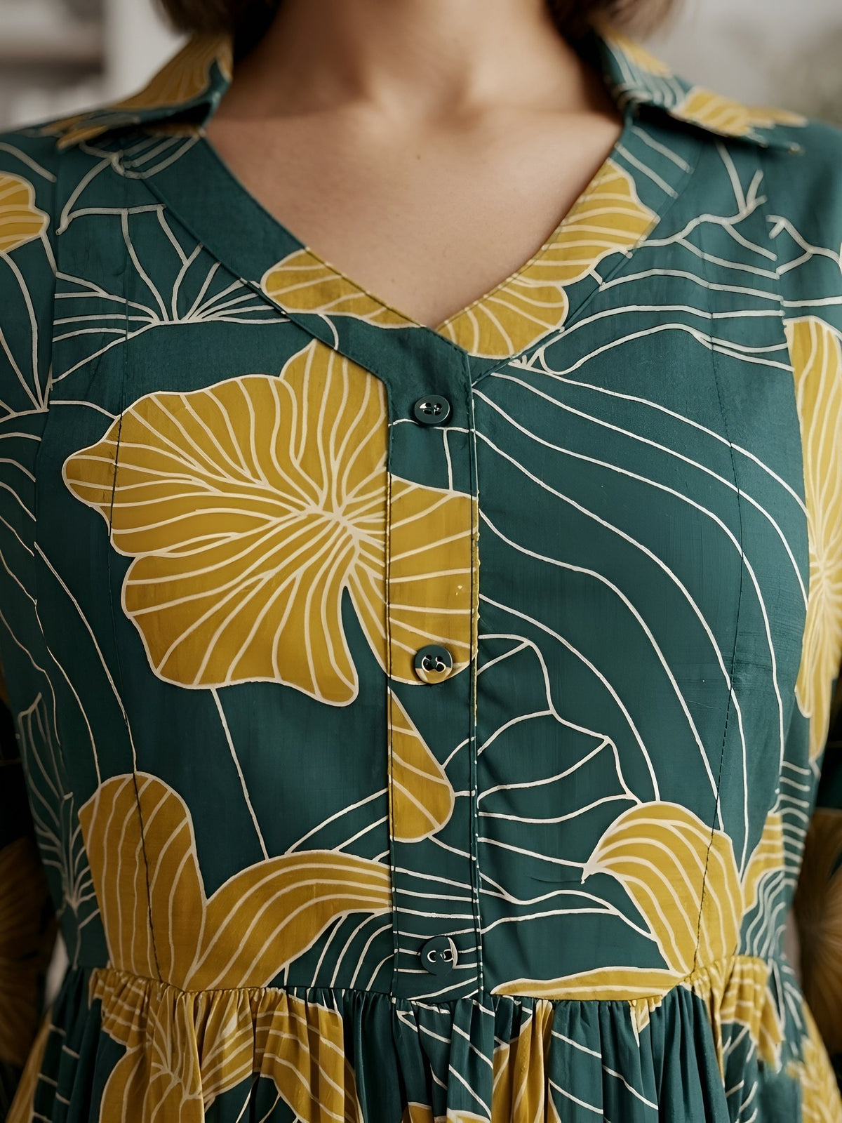 Printed Maternity Dress
